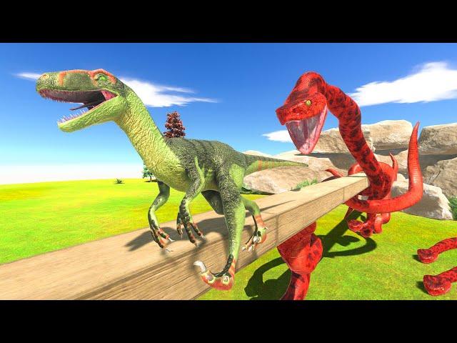 TITANOBOA ATTACK Who Can Escape? Animal Revolt Battle Simulator