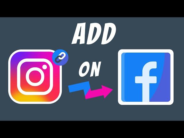 How to add Instagram account on Facebook - link Instagram account to Facebook