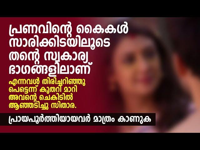 പ്രണവിന്റെ കൈകൾ സാരിക്കിടയിലൂടെ തന്റെ സ്വകാര്യ ഭാഗങ്ങളിലാണ് എന്നവൾ തിരിച്ചറിഞ്ഞു | MALAYALAM STORY