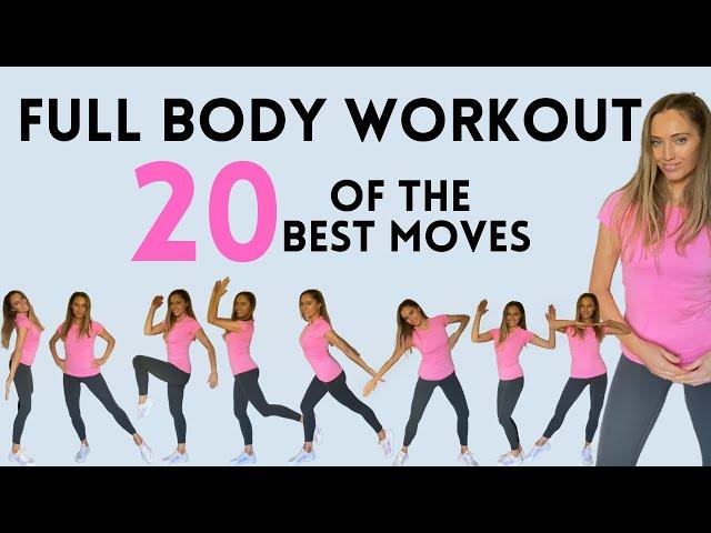 FULL BODY WORKOUT - 20 CALORIE BURNING MOVES | TONES ABS, ARMS, THIGHS & GLUTES - LUCY WYNDHAM READ