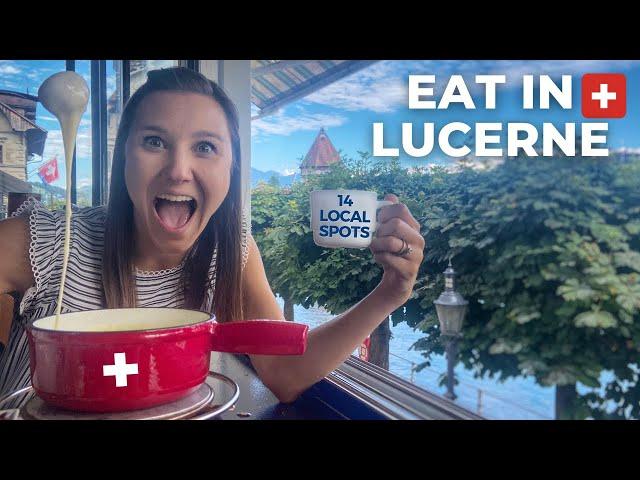 Lucerne Food Tour | Where to Eat In Lucerne, Switzerland | Swiss Fondue, Chocolate, Cheese & More!