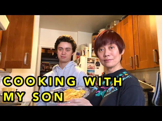 How to Make Scallion Pancake - Ching Juhl, Mother, and Sean Juhl, Son