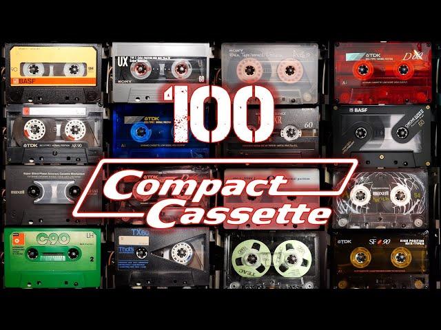 100 Compact Cassettes (TDK, Sony, Maxell, Basf, Philips, Fuji… type1,2,4) Vintage Audio Tapes