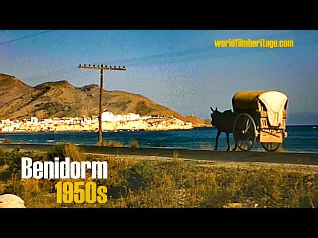 Benidorm 1950s in color, Alicante, Calpe, Guadalest, (Costa Blanca, Spain)