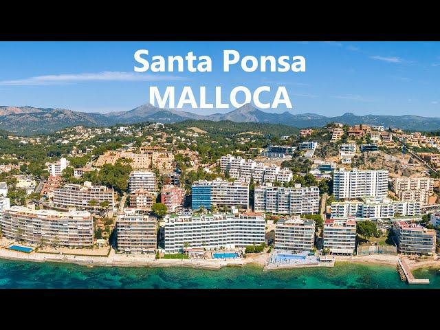 Santa Ponsa Beach, Mallorca - 2023 // 4K Drone Video