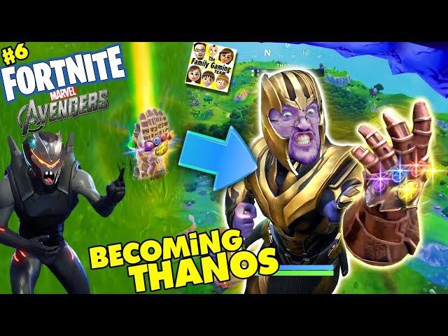 FORTNITE AVENGERS! Get Thanos Infinity Gauntlet Everytime? Marvel Battle Royale (FGTEEV #6)