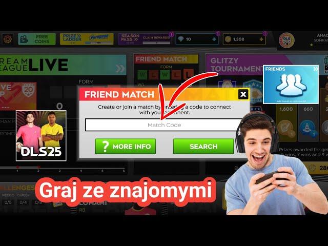 Jak rozegrać mecz towarzyski w DLS 25 |Graj w DLS 25 ze znajomymi samouczek 2025