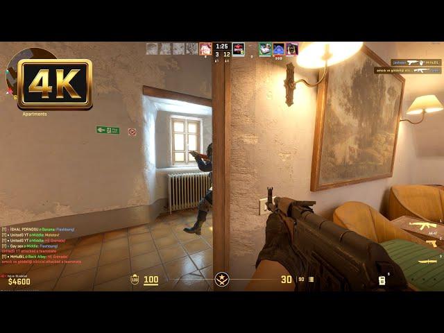 Counter Strike 2 Gameplay 4K (No Commentary)