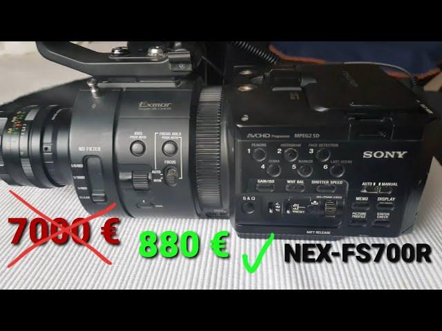 My first professional video camera ever - Sony NEX FS700 R