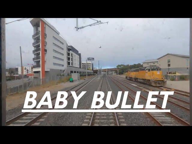 GoPro: Caltrain Baby Bullet Cab Ride on train 707 San Jose to San Francisco (October 2022)