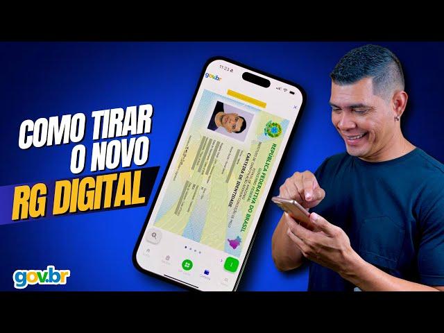 USE DIRETO NO SEU CELULAR O NOVO RG NACIONAL ÚNICO | VEJA COMO TIRAR O RG DIGITAL DE FORMA SIMPLES!