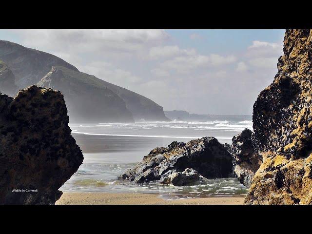 Relaxing Beautiful Scenery and Sounds of Cornwall - Beautiful, Dramatic Beach