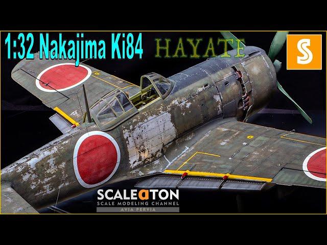 Hasegawa Nakajima Ki84 Type4 Hayate 1/32 Scale Model Aircraft Build