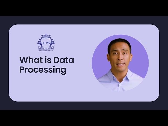 What is Data Processing