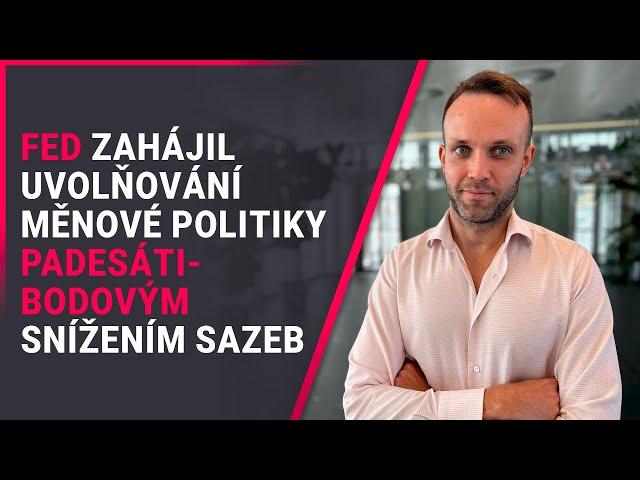 Fed zahájil uvolňování měnové politiky padesátibodovým snížením sazeb