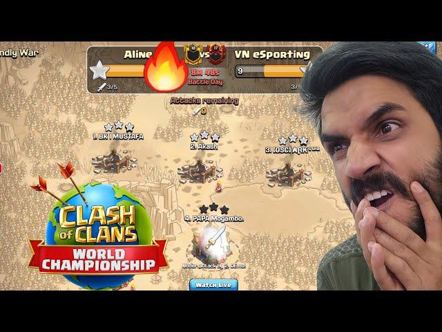 Facing the best TEAM IN WORLD CHAMPIONSHIP | Clash of clans(coc)