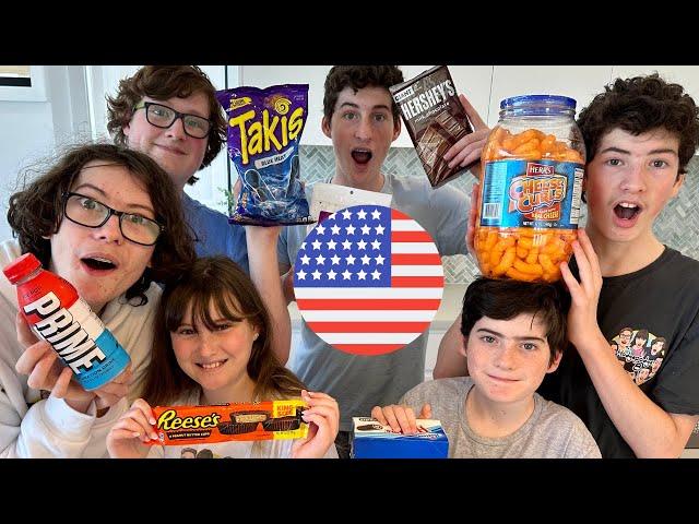 AUSSIE KIDS TRY AMERICAN SNACKS