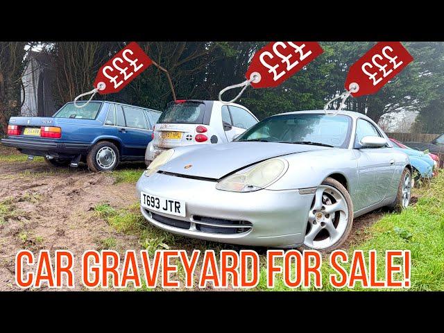 YOU CAN SAVE THEM! Amazing Car Graveyard FOR SALE! Huge Variety of Classics Waiting to be Restored!