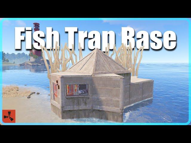"The Minnow" Fish Trap Farm Base for Chill Scrap Farming in Rust!