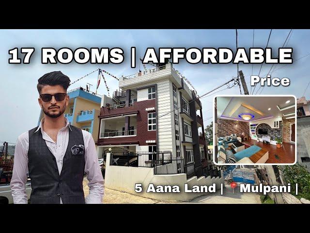 17 Rooms Brand New House On Sale At Mulpani made on 5 Aana land | Exclusive | Lalpurja Nepal