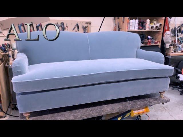 HOW TO UPHOLSTER A SOFA WILLIAM BIRCH STYLE -DIY- ALO Upholstery