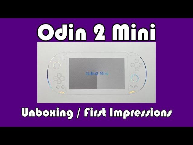 Odin 2 Mini: Initial Impressions, Size Comparisons, PS2 Gameplay