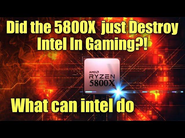 Ryzen 5800x Benchmarks leaked, AMD 5800X DEMOLISHES Intel In Gaming!