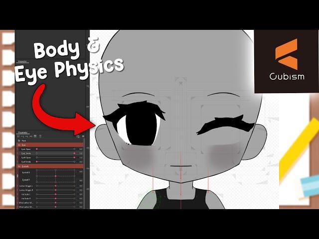 How to Make a VTuber with Live2D Cubism: Body and Eye Physics