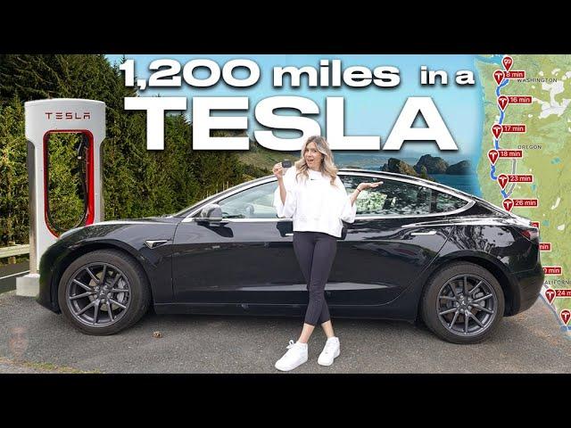 Taking A Tesla Model 3 On A 1,200 Mile Road Trip