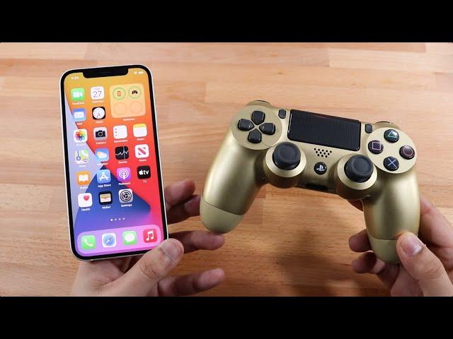 How To Connect a PS4 Controller To ANY iPhone 12!