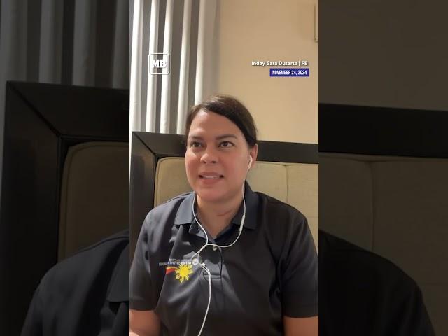 FULL VIDEO: VP Sara Duterte goes live ahead of House hearing on good government