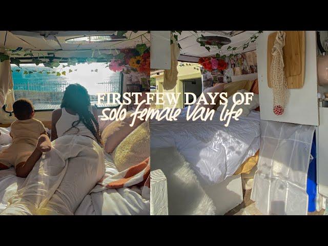 First Few Days On The Road | Solo Female Van Life + Toddler