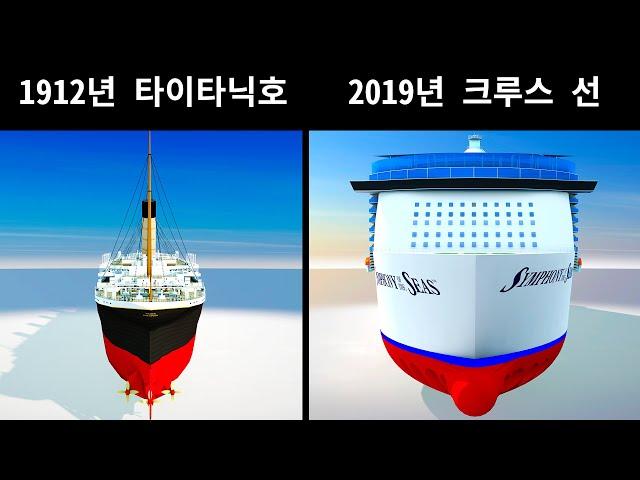 타이타닉호 vs 현대 크루즈 선