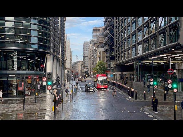 London Walk | Stunning view of Cannon Street Station | City of London 2021