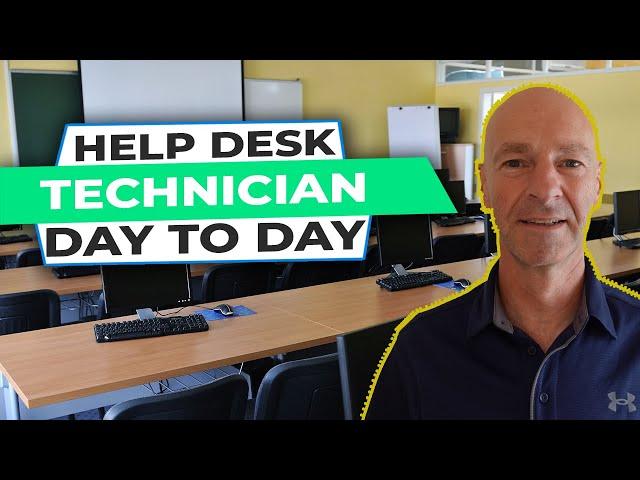 DAY IN THE LIFE OF A HELP DESK TECHNICIAN at a School District