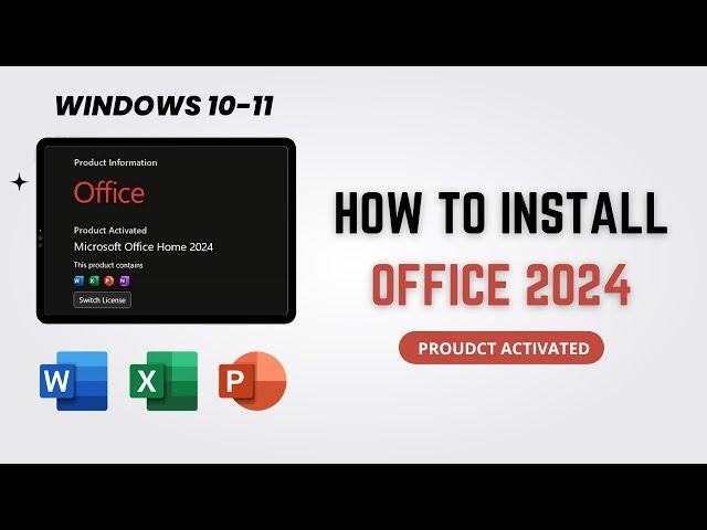 How to Install and Activate Microsoft Office 2024 | Install Office 2024