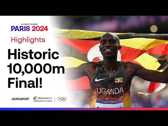 Uganda's Joshua Cheptegei clinches gold with Olympic record in men's 10,000m  | #Paris2024