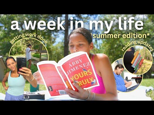 a *productive* summer week in my life! 