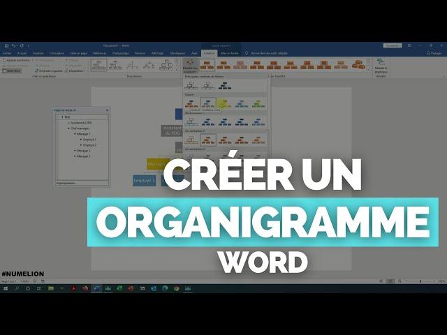  Comment Créer un ORGANIGRAMME avec WORD en 5 minutes ? [TUTORIEL]
