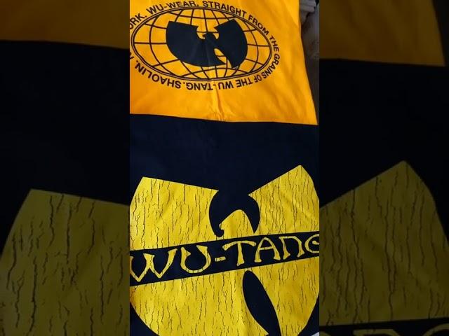 my Wu Tang t-shirt collection kung fu movie and CD