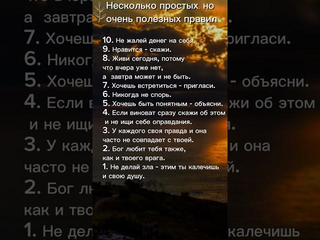 Несколько мудрых слов