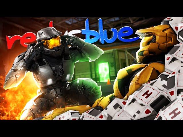 They added a PLAYABLE Red Vs Blue Mission to Halo 3...