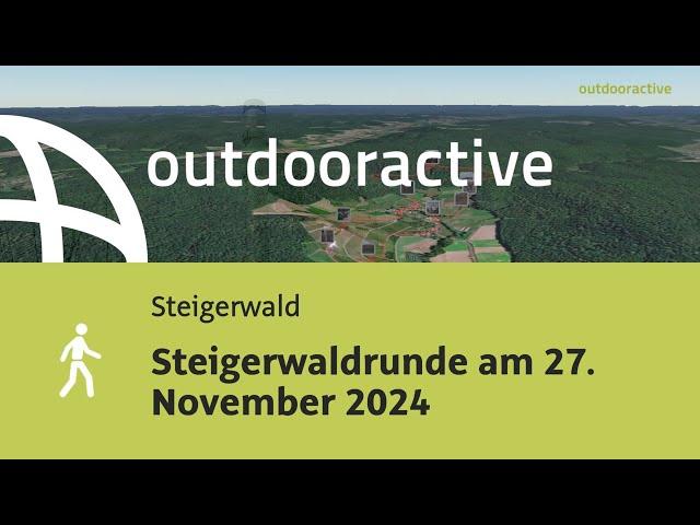 Flyover-Video: Steigerwaldrunde am 27. November 2024