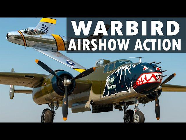 Vintage Warbird Airshow Action 2021