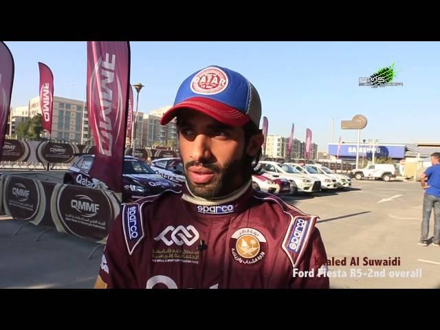 Khaled Al Suwaidi and Giovanni Bernacchinni in Qatar Rally 2016 by mmsrally