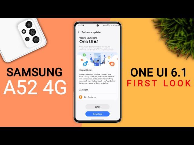 Samsung A52 One Ui 6.1 Update Features | 34+ Hidden Features #samsunga52