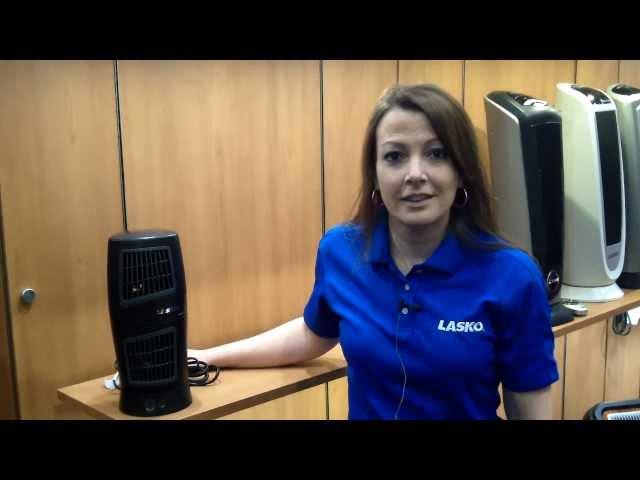 Lasko Products Demo of the NEW Twist-Top™ Tower Fan