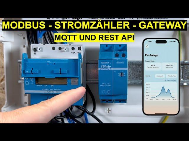 Gateway anschließen und einrichten - Zählerdaten via MQTT und REST-API - Eltako ZGW16WL-IP