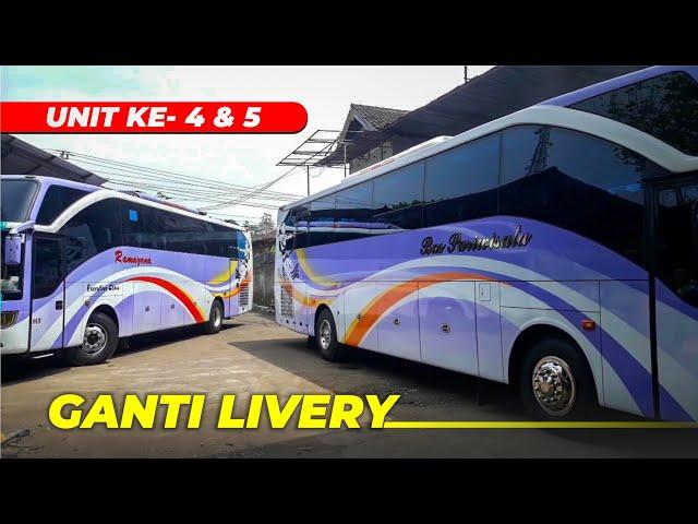 MASUK LAGI !! UNIT KE-4&5 RAMAYANA TOURISMO SIAP GANTI LIVERY