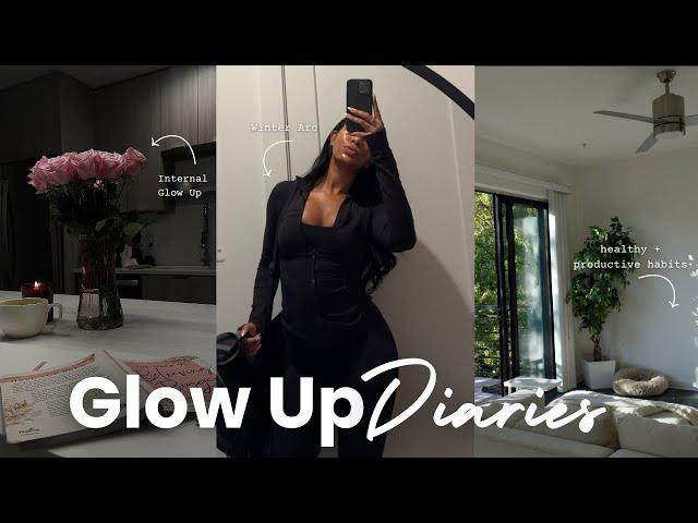 GLOW UP DIARIES | winter arc, life *update*, self care reset routine, internal glow up habits + MORE